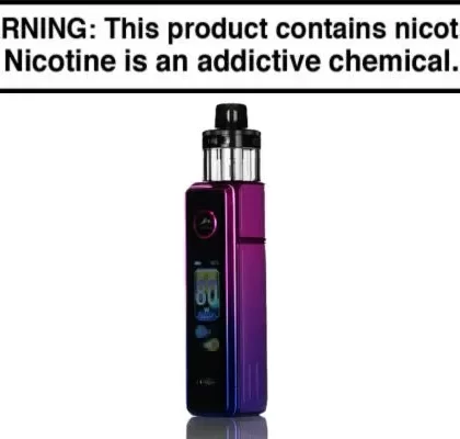 VooPoo Drag X3 80W Pod Mod Kit - Aurora Purple, Champagne Golden (0A85EF)