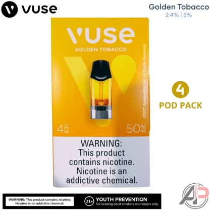 Vuse Alto Golden Tobacco Pods 4 Pack