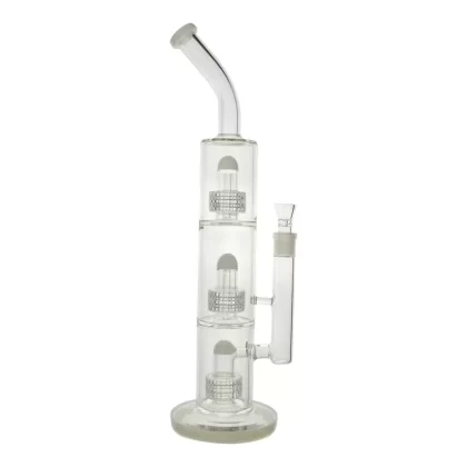 Triple Matrix Chamber Bong – 15 inches percolator bong