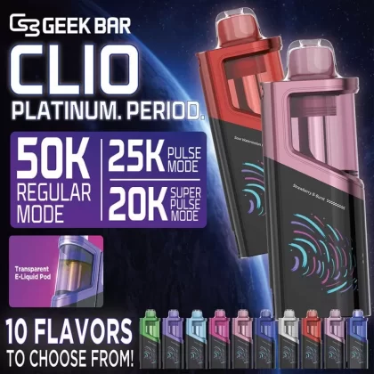 Geek Bar CLIO Platinum 50K POD - Code Red - Skullvaping