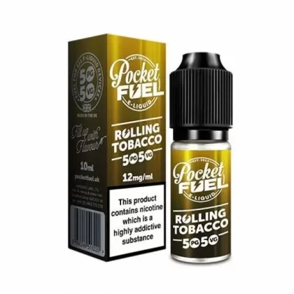 Pocket Fuel Rolling Tobacco 50/50 E Liquid (10ml)