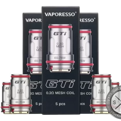 Vaporesso GTi Replacement Coils (Pack of 5) - 0.15ohm, 0.2ohm