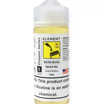 Banana But Element E Liquid Dripper Series 120ml - 3mg