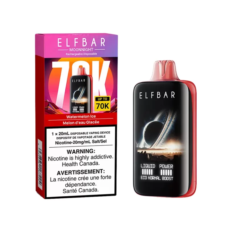 ELF BAR MOONNIGHT 70K – WATERMELON ICE