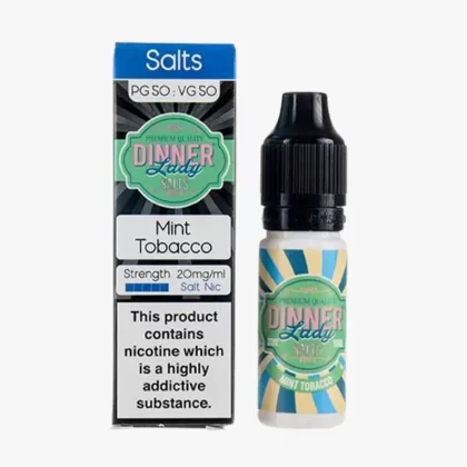 Mint Tobacco Nic Salt E-Liquid by Dinner Lady - 10mg