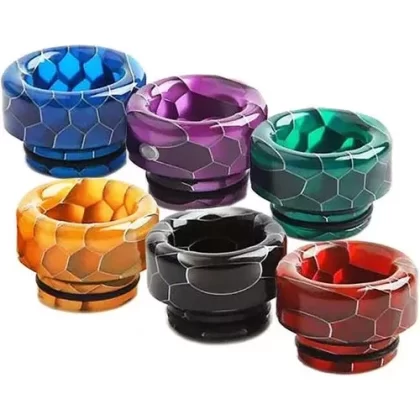 810 SHORT Honeycomb Resin Drip Tip - Eliquidsupply