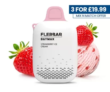Flerbar Baymax Strawberry Ice Cream 3500 Vape