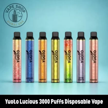 Yuoto Lucious 3000 Puffs Disposable Vape - 1 PACK / 1 DEVICE, FULL BOX 10 DEVICE; Banana Ice, Blueberry Ice (4C1156)