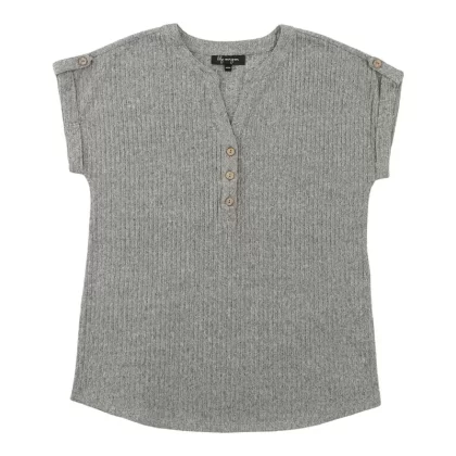 lily morgan Women’s Roll Cuffed Top