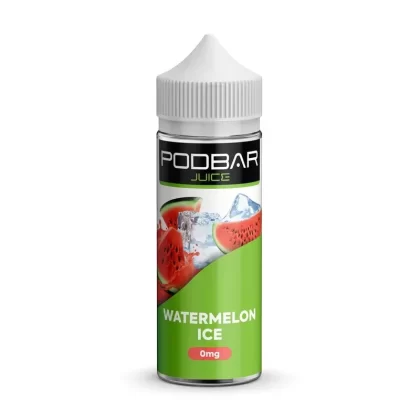 KINGSTON PODBAR JUICE WATERMELON ICE 100ML SHORTFILL E-LIQUID