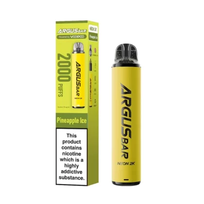 VooPoo Argus Bar Neon 2K Prefilled Pod Kit - Juicy peach