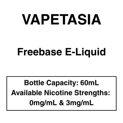 Vapetasia Freebase E-Liquid – 60ml