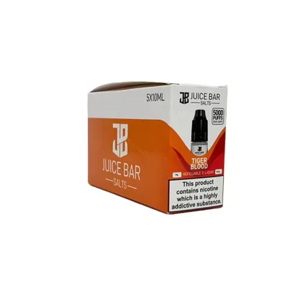 Tiger Blood 5x 10ml Nic Salt Juice Bar 5000 E Liquid