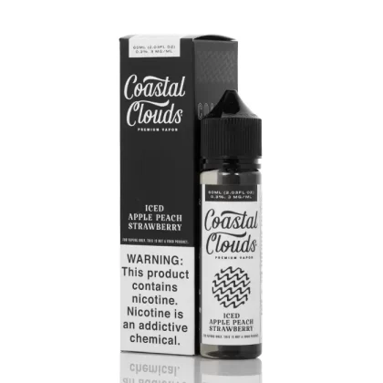 ICED Apple Peach Strawberry – Coastal Clouds Co. – 60mL