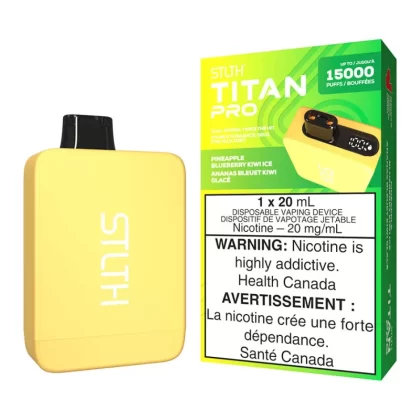 STLTH Titan Pro Disposable Vape Device - Pineapple Blueberry Kiwi Ice - 20mg/ml