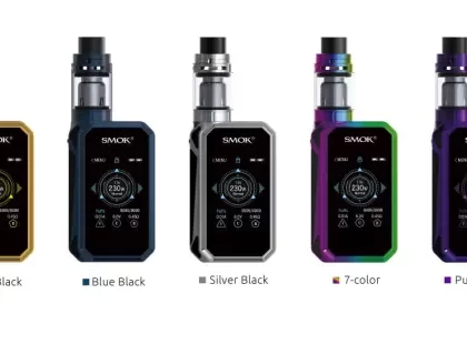 SMOK G-PRIV 2 230W Touch Screen Starter Kit With TFV8 X-Baby Tank -4ML - Gold