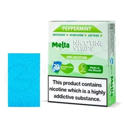 Melta Peppermint Nicotine Strips - Ecigpremium