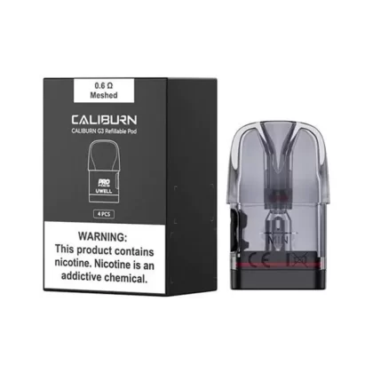 Uwell Caliburn G3 Replacement Pods (0.4/0.6/0.9Ω) - 0.4 OHMS, 0.6 OHMS (C7CF73)