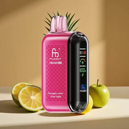 Fumot Tornado 20000 Puffs Dual Mesh 20ml Disposable Vape Pineapple Lemon Green Apple