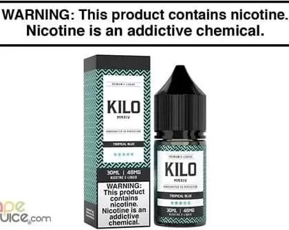 TROPICAL BLUE BY KILO SALT 30ML - Vapejuice