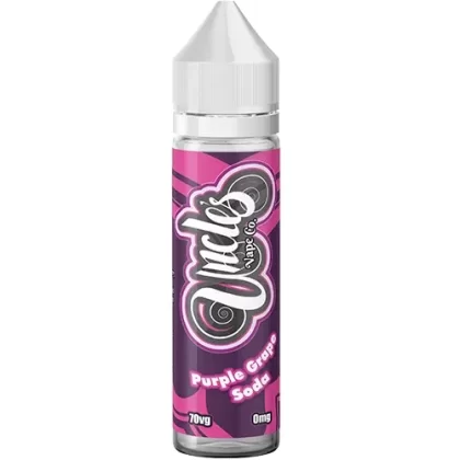 PURPLE GRAPE SODA E LIQUID BY UNCLES VAPE CO 50ML 70VG