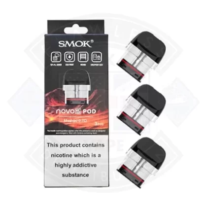 SMOK Novo 5 Replacement Pod Cartridge 2ml/3pcs - Size#0.7ohm Meshed MTL