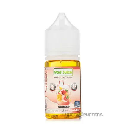 Pod Juice PJ5000 – Strawberry Mango 30mL - Nicotine Strength#35mg>55mg