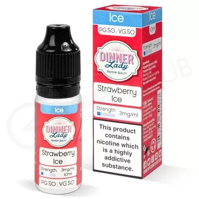 Strawberry Ice E-Liquid by Dinner Lady Ice
