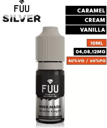 Miss Mada eLiquid by FUU Silver - 12mg / 10ml