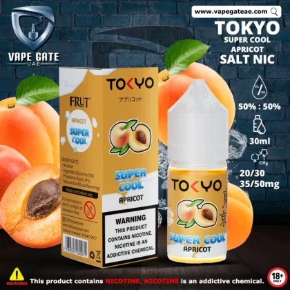 Tokyo Super Cool Apricot Saltnic 30ml - 50 mg / 30 ml