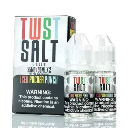 TWST Salt E Liquid - Iced Pucker Punch - 60ml - 50mg