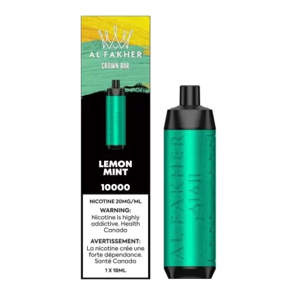 Crown – AL Fakher – 10K Disposable Flavour – Lemon Mint - Eliquidsupply