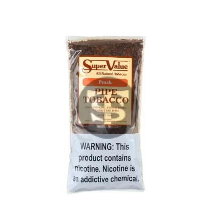 Super Value Pipe Tobacco Peach 12 oz. Bag