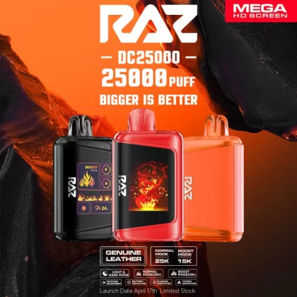 RAZ LTX 25K Puff Disposable Device – 25000 Puffs - Razzle Dazzle 0% Nic
