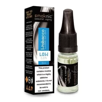 L TOBACCO E LIQUID BY SMOKNIC 10ML 70VG