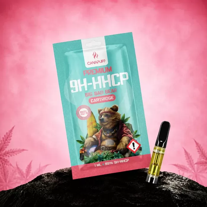 9H-HHCP Cartridge Big Bad Bear 99%