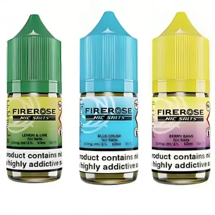 Firerose 5000 10ml Nic Salt E-Liquid – Pack of 10