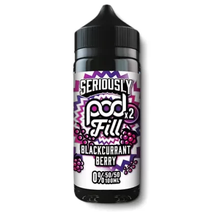 Blackcurrant Berry Shortfill by Seriously Pod Fill X2 - 0 mg/ml (D97B49)