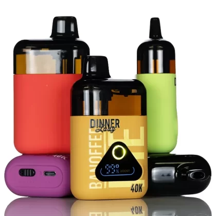 Dinner Lady Desserts 40K Puffs Disposable - Strawberry Cupcake