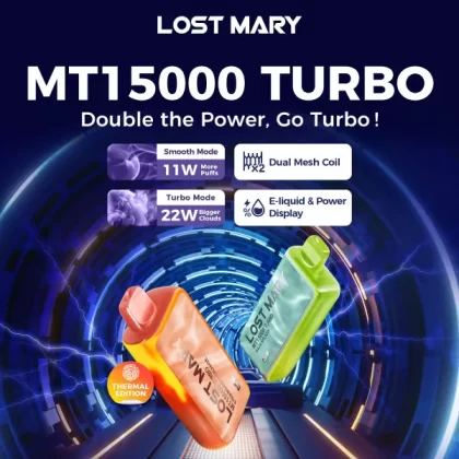 Lost Mary MT15000 Turbo Disposable Device - 15,000 Puffs - Sour Blue Dust