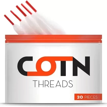 Cotn Threads Organic Vape Cotton 20pcs - Vape Store