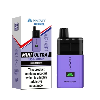 Hayati Mini Ultra 1500 Prefilled Vape Kit - Summer Dream