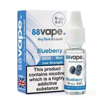 88vape Blueberry E Liquid – AnyTank Series (10ml)