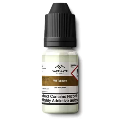 VM Tobacco by Vapemate - 12 mg/ml, 18 mg/ml