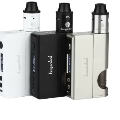 KangerTech DripBox 2 7.0ML Starter Kit with Press RBA Subdrip Tank - Silver