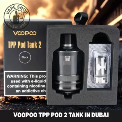 VOOPOO TPP Pod 2 Tank In Dubai - Black (150A5F)