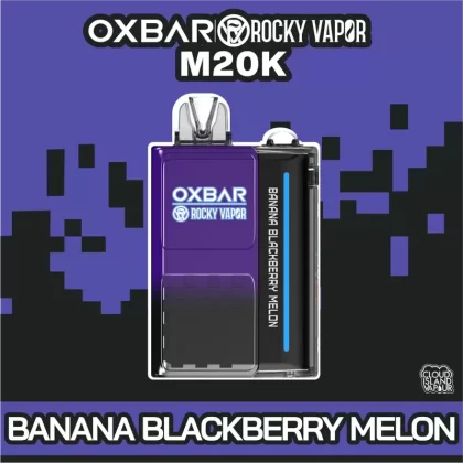 Rocky Vapor Oxbar M20K Disposable Vape – Banana Blackberry Melon