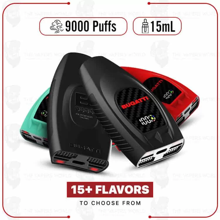 Bugatti Vape 9000 Puffs - Thevapersworld