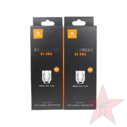 GeekVape Super Mesh Coils – 5 Pack - Redstarvapor