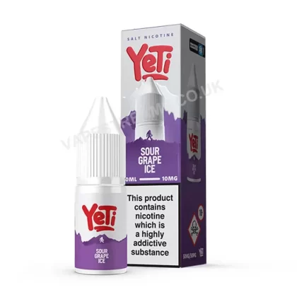 Yeti Summit Series Sour Grape Ice Nic Salt E-Liquid - Vapestreams Co